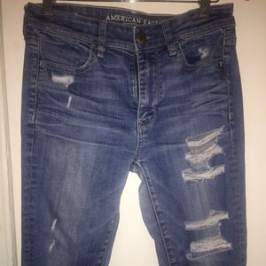 American eagle ripped jeans